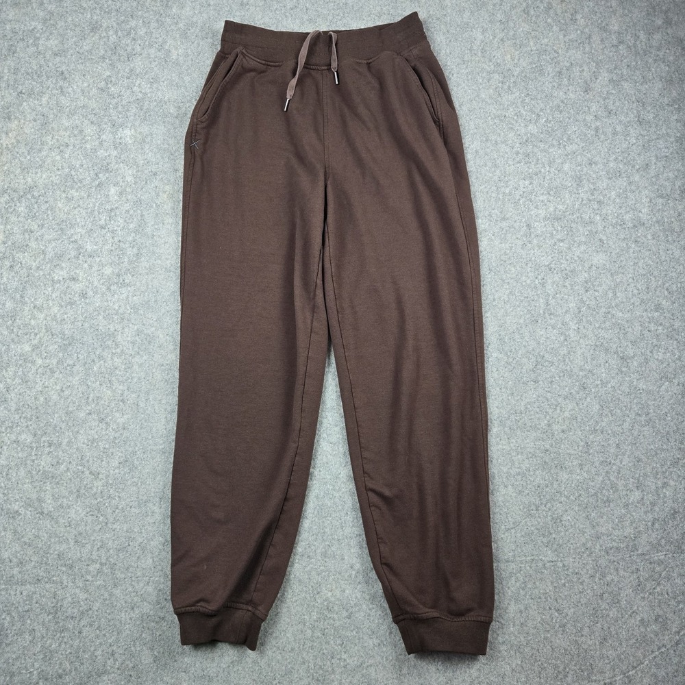 Cuts Sweatpants‎ Mens Small Brown Cuffed Athletic Drawstring Fleece Joggers